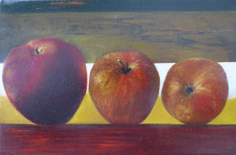 Three apples