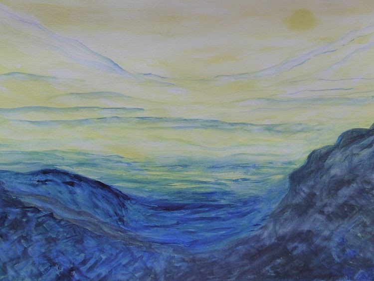 Paesaggio blu