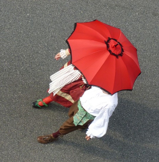 The red umbrella